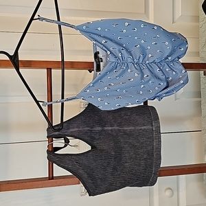 3 Medium tank tops,  Various brands